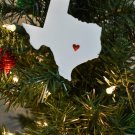 Texas State Austin Heart Ornament Holiday Christmas Decor USA PR244-TX