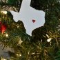 Texas State Austin Heart Ornament Holiday Christmas Decor USA PR244-TX