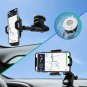 Coappew Car Phone Mount, Dashboard & Windshield Cell Phone Holder Stand 360° Rotation for phone