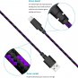 Coappew Micro USB Cable 5FT 2Pack Android USB Charging Cable for Galaxy S7/S6/S4/S3/J7/J5/J3 Purple