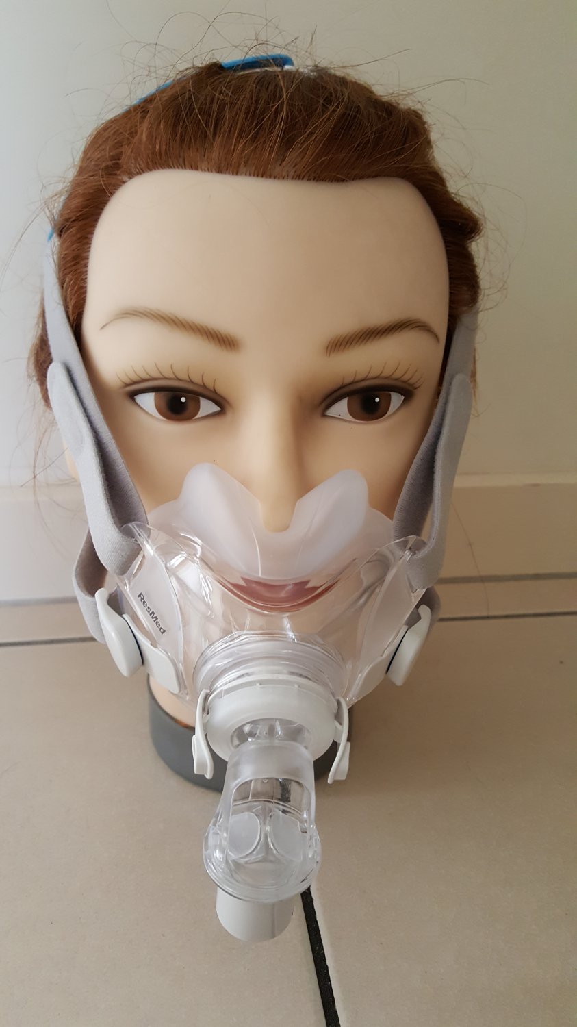 Resmed Airfit F30 Full Face Mask Size Medium With Headgear Cpap Sleep Apnea New 3090