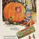 1928 WRIGLEY'S Double Mint Gum ‘Peter, Peter, pumpkin eater’ Orig Color Ad