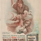 1908 Original COLOR Kellogg's Corn Flakes ADVERTISING