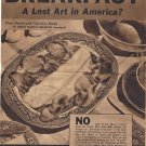 Vintage A&P Menu December 9, 1937 Supermarket Grocery Store Promo Breakfast A Lost Art in America?