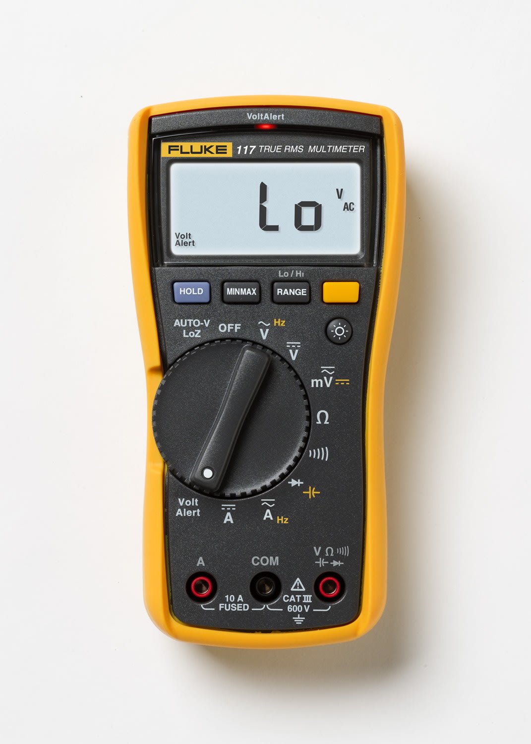117, CAT III, 600 VAC/VDC, Digital True RMS Auto Ranging Manual Ranging Multimeter