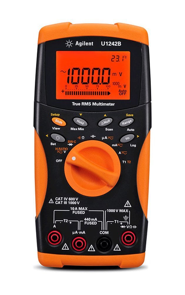 Keysight U1242B Handheld Digital Multimeter, 4 Digit