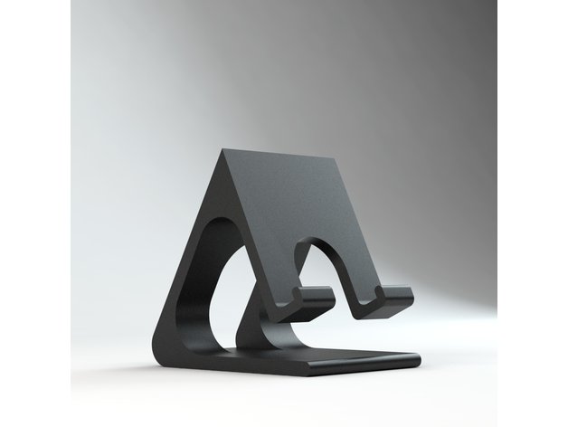 Phone Stand - 3D Printed - Black
