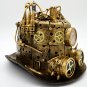 LED Top Hat Steampunk Metallic Mad Time Traveler Mardi Gras Coachella Costume