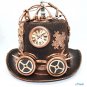 Steampunk Copper Top Hat Costume Cosplay Party With Clock and Gears Handmade