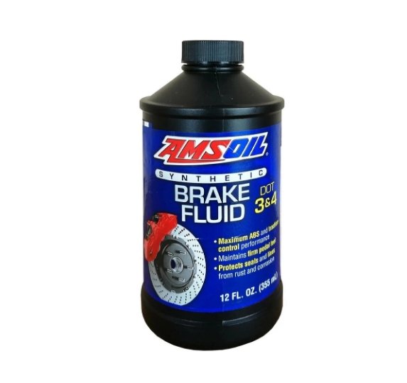 AMSOIL DOT 3 and DOT 4 Synthetic Brake Fluid 12oz 335ml