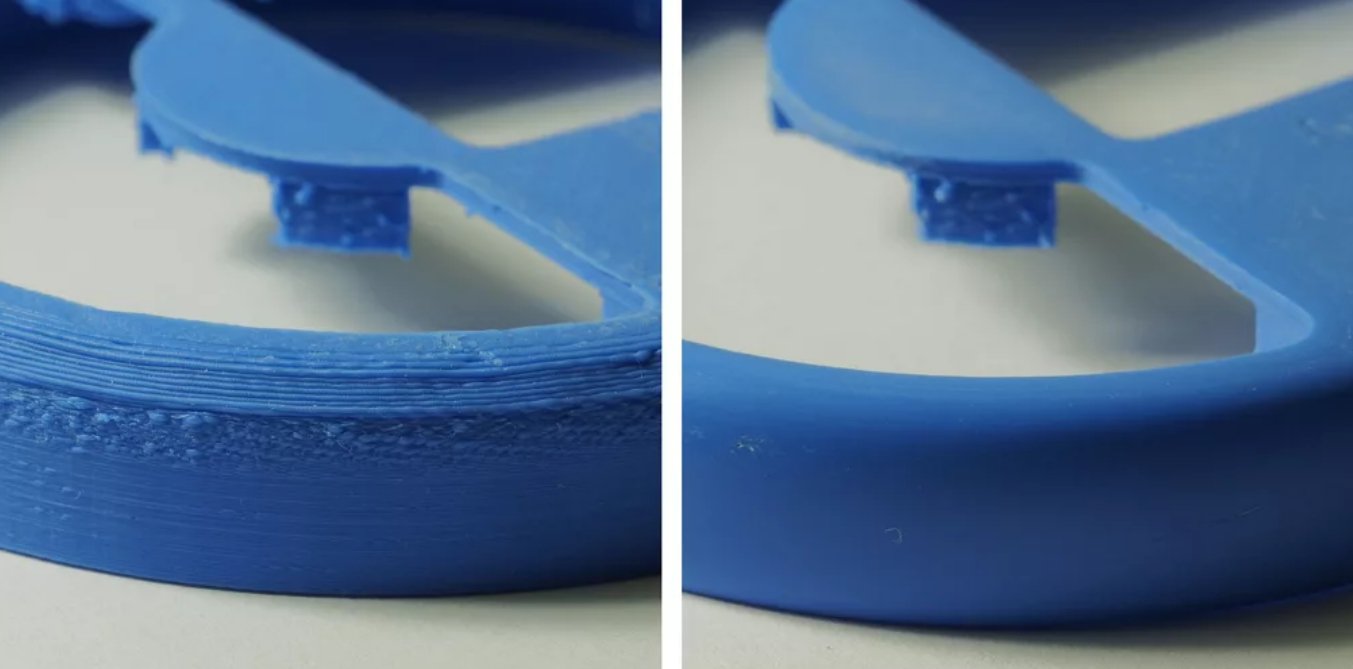 Polishing processing of products from PLA, ABS, HIPS, PETG, SBS solvent