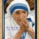 Mother Teresa Saint Calcutta Catholic Signed Autographed Photo Poster Print Memorabilia A3
