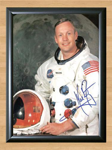 Neil Armstrong Apollo 11 Signed Autographed Photo Poster Print Memorabilia A3