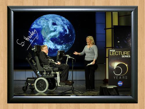 Stephen Hawking Steve  Signed Autographed Photo Poster Print Memorabilia A3