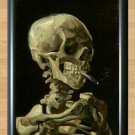 Vincent Van Gogh Skeleton Burning Cigarette Funny Smoking A3