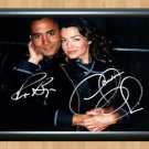 Babylon 5 Richard Biggs Claudia Christian Signed Autographed Photo Poster Print Memorabilia A3