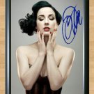Dita Von Teese Project Runway Steampunk'd Signed Autographed Photo Poster Print Memorabilia A3