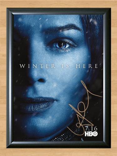Game of Thrones Lena Headey Signed Autographed Photo Poster Print Memorabilia A3