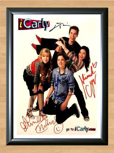 iCarly Miranda Cosgrove Cast Signed Autographed Photo Poster Print Memorabilia A3