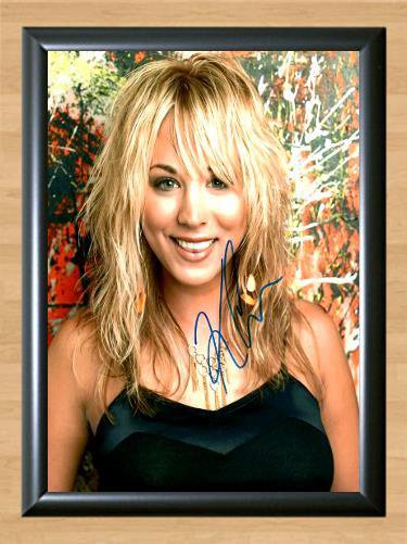 Kaley Cuoco Big Bang Theory Signed Autographed Photo Poster Print Memorabilia A3