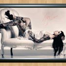 Kat Von D LA Miami Ink Tattoo Artist Tattooist Inked Signed Autographed Photo Poster Memorabilia A3