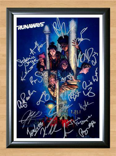 Marvel's Runaways Cast Signed Autographed Photo Poster Print Memorabilia A3