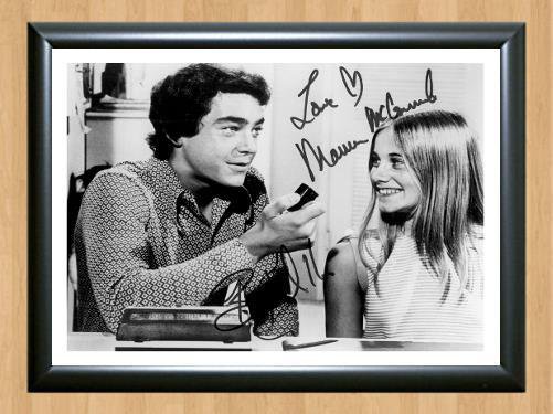 Maureen McCormick Barry Williams Brady Bunch Signed Autographed Photo Poster Print Memorabilia A3