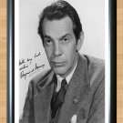 Raymond Massey Dr. Kildare  Signed Autographed Photo Poster Print Memorabilia A3