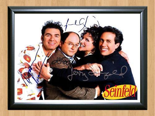 Seinfeld Elaine Benes Cast Signed Autographed Photo Poster Print Memorabilia A3