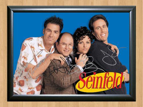 Seinfeld Julia Louis-Dreyfus Cast Signed Autographed Photo Poster Print Memorabilia A3