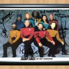 Star Trek The Next Generation Cast Signed Autographed Photo Poster Print Memorabilia A3