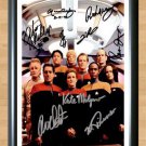 Star Trek Voyager Cast Signed Autographed Photo Poster Print Memorabilia A3
