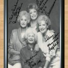The Golden Girls Cast Bea Arthur Signed Autographed Photo Poster Print Memorabilia A3