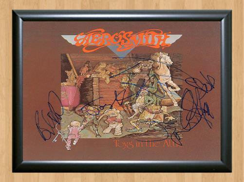 Aerosmith Steven Tyler Band Signed Autographed Photo Poster Print Memorabilia A3