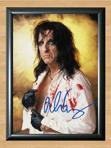 Alice Cooper Killer Signed Autographed Photo Poster Print Memorabilia A3