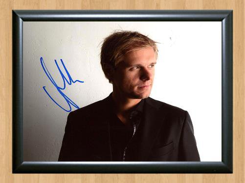 Armin van Buuren DJ Signed Autographed Photo Poster Print Memorabilia A3
