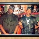 Biggie Tupac 2 Pac Signed Autographed Photo Poster Print Memorabilia A3