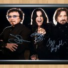 Black Sabbath Group Signed Autographed Photo Poster Print Memorabilia A3