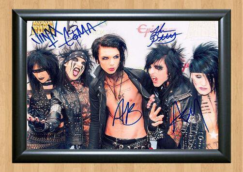 Black Veil Brides Wild Ones Signed Autographed Photo Poster Print Memorabilia A3