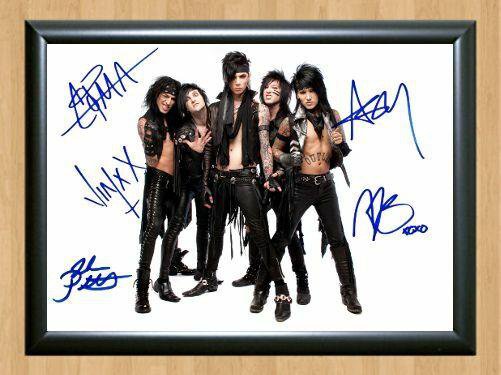 Black Veil Brides Wretched & Divine Signed Autographed Photo Poster Print Memorabilia A3
