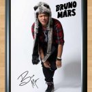 Bruno Mars Doo-Wops And Hooligans Signed Autographed Photo Poster Print Memorabilia A3