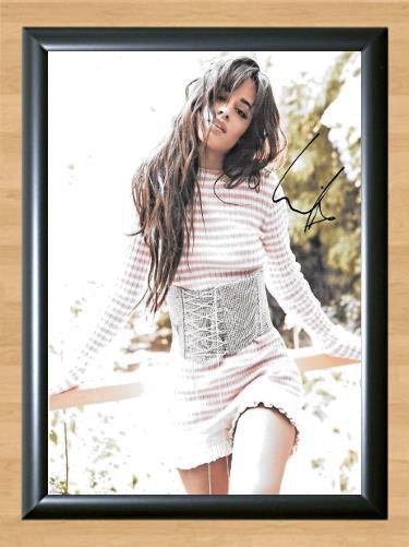 Camila Cabello Fifth Harmony Signed Autographed Photo Poster Print Memorabilia A3