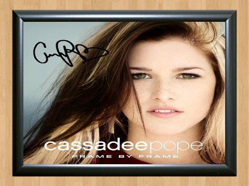 Cassadee Pope Frame By Signed Autographed Photo Poster Print Memorabilia A3