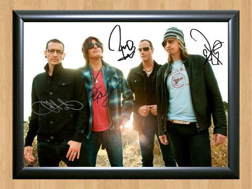 Chester Bennington Stone Temple Pilots Signed Autographed Photo Poster Print Memorabilia A3