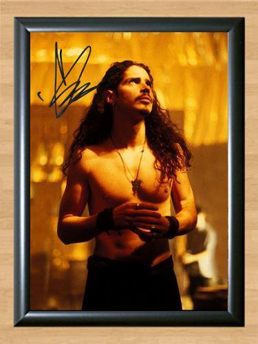 Chris Cornell Soundgarden Signed Autographed Photo Poster Print Memorabilia A3