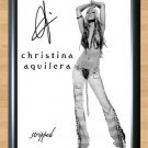 Christina Aguilera Stripped Signed Autographed Photo Poster Print Memorabilia A3
