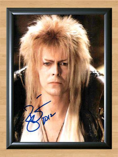 David Bowie Labyrinth Signed Autographed Photo Poster Print Memorabilia A3