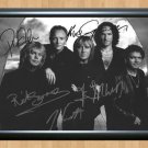 Def Leppard Rock band Signed Autographed Photo Poster Print Memorabilia A3