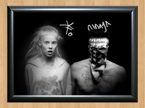 Die Antwoord Zef Ninja Signed Autographed Photo Poster Print Memorabilia A3