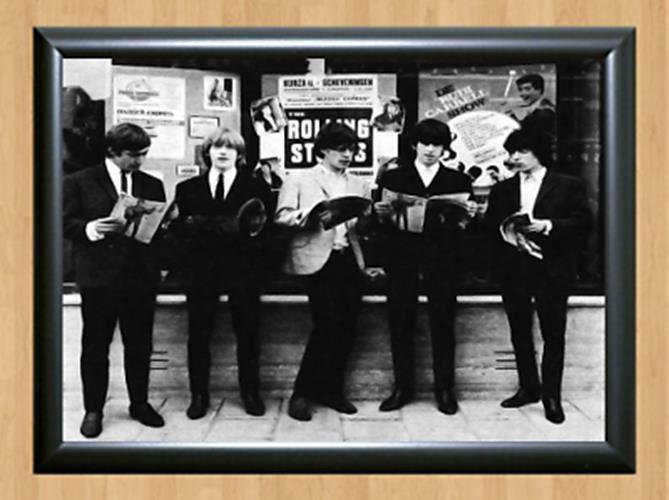 Early Rolling Stones B&W Re Print  Poster Photo Wall Home Decor Picture Retro A3